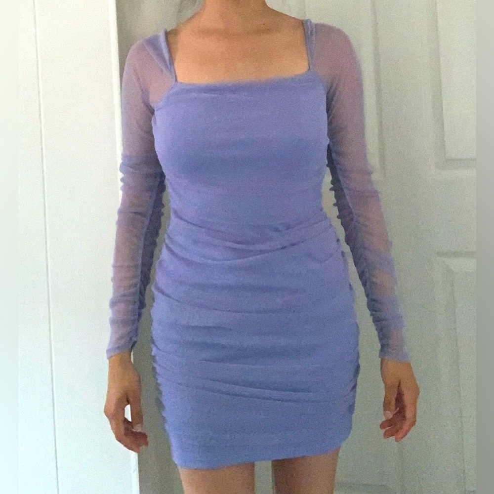 Glittery Purple Dress